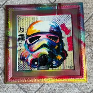 Colorful Stormtrooper Canvas Art